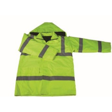 High Visibility Winter Reflective Jacket Coat Water Proof Parka